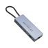 HOCO HB52 8 in 1 HUB Multi-function Converter HDMI RJ45 SD/TF PD 100W Type-C 3.0 USB 3.0 - Gray